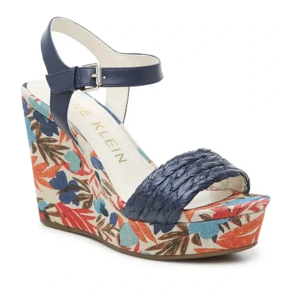 Anne Klein Lina Wedge Sandal - Picture 1 of 8